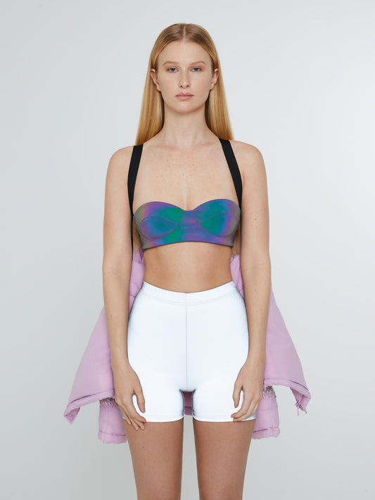 Silver Reflective Shorts