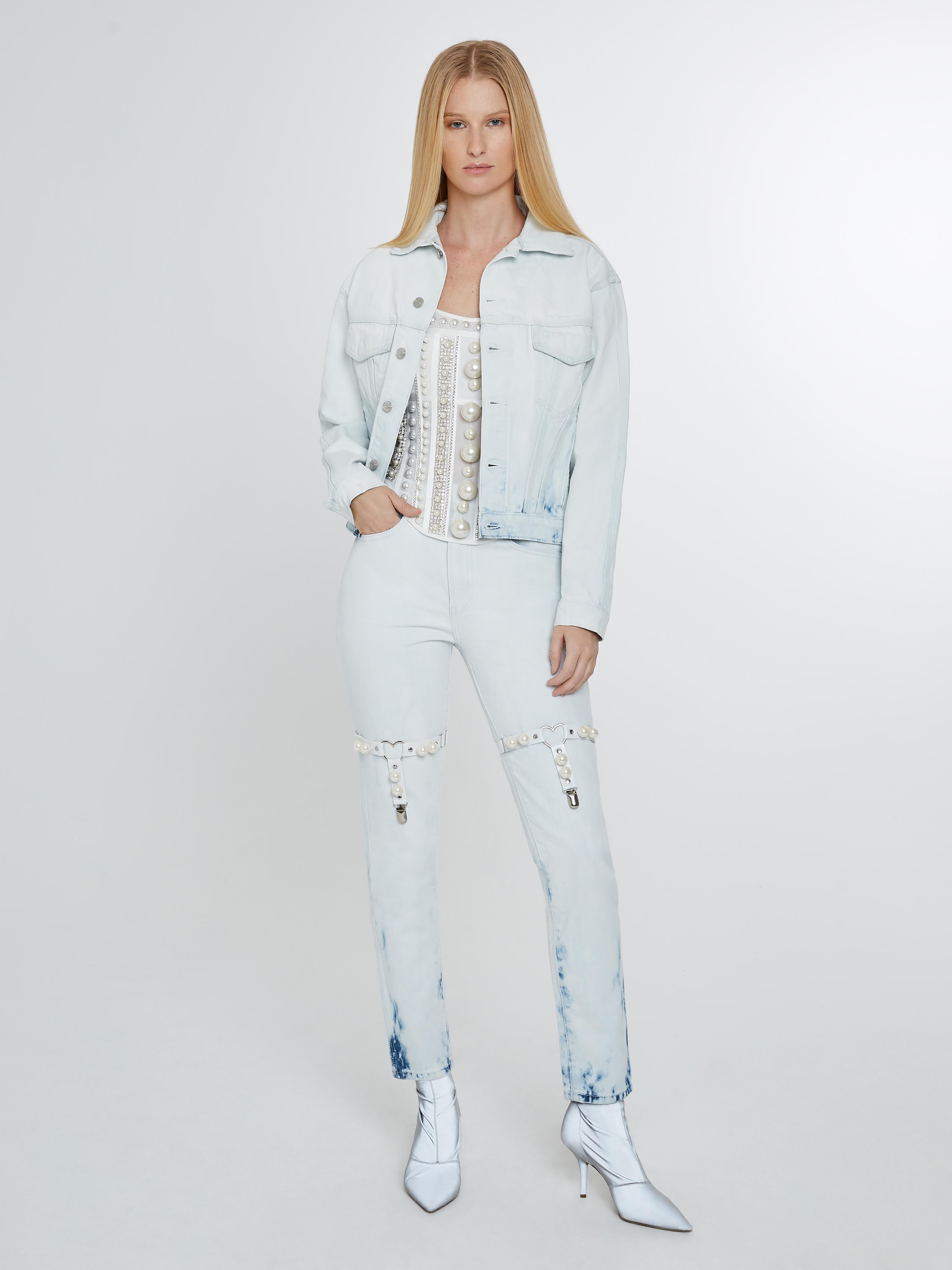 Suspense Jacket in Bleached Denim