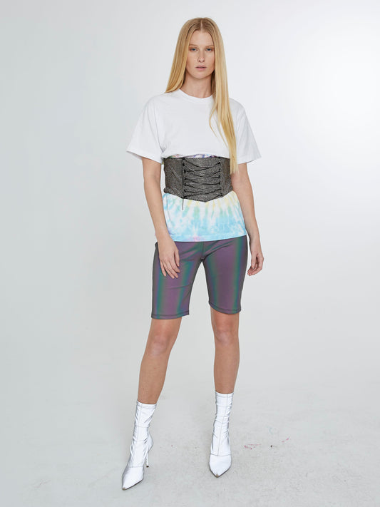 Black corset with crystals