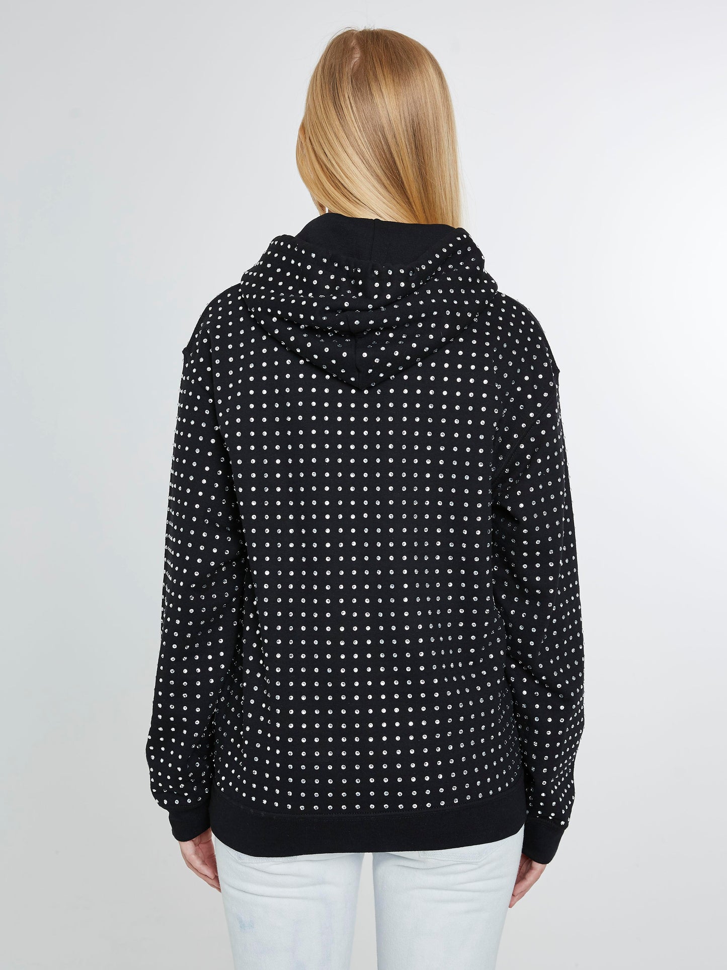DBD black hoodie with crystals