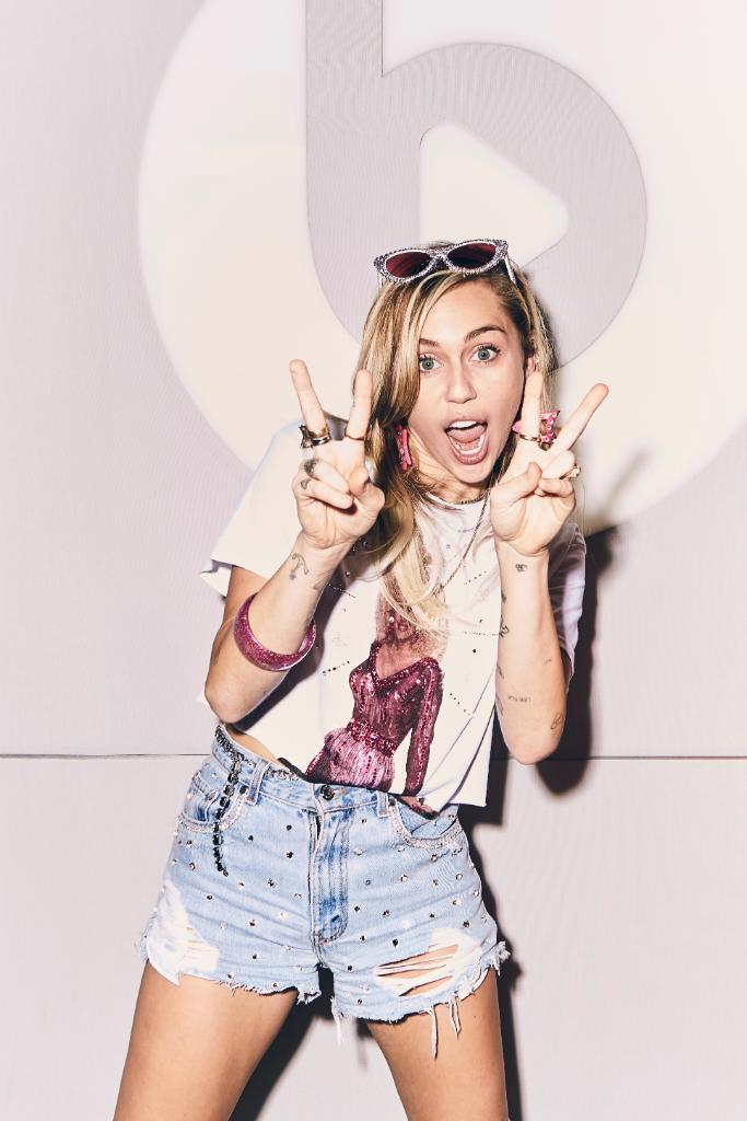 Miley Cyrus wearing Death by Dolls